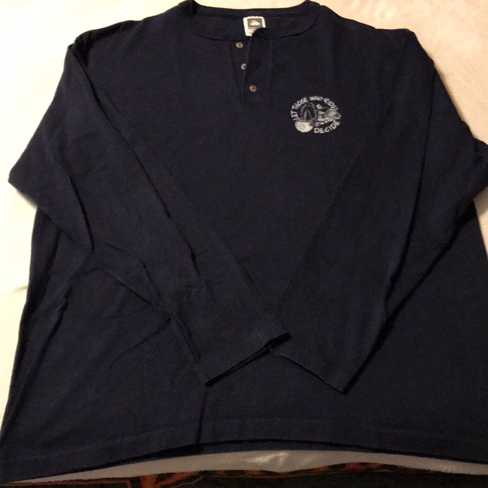 ABATE/CMRO Long sleeve Henley. Size 2XL.
